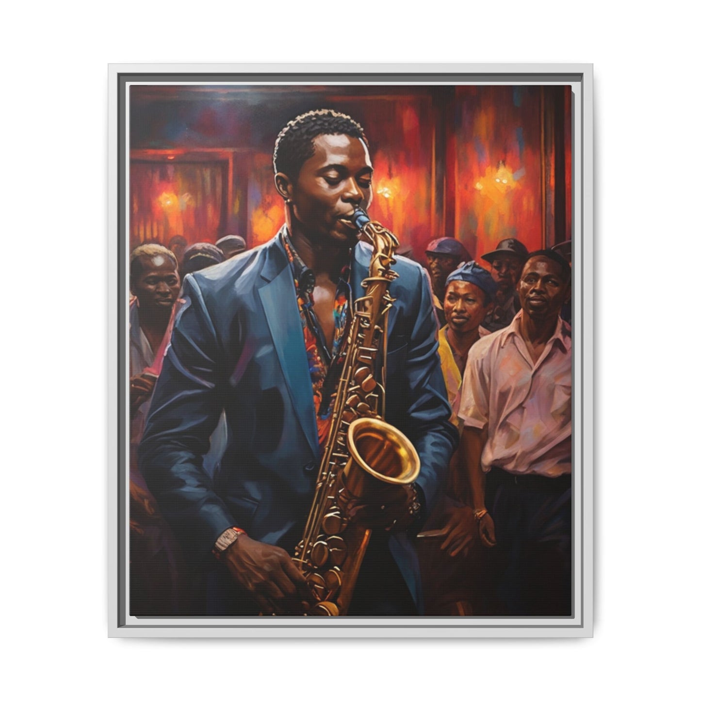 Matte Canvas, Framed (Multi-color)