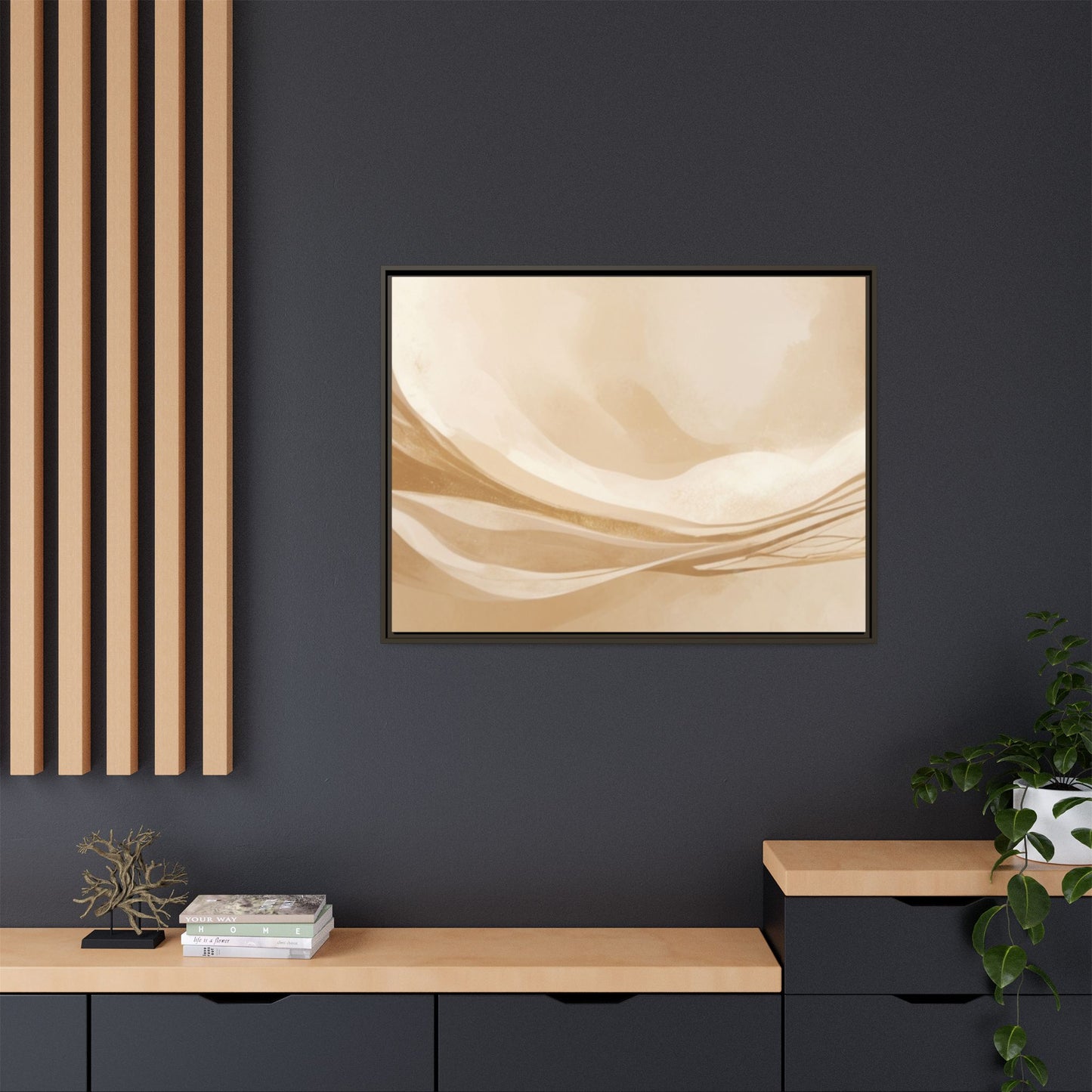 Matte Canvas, Framed (Multi-color)