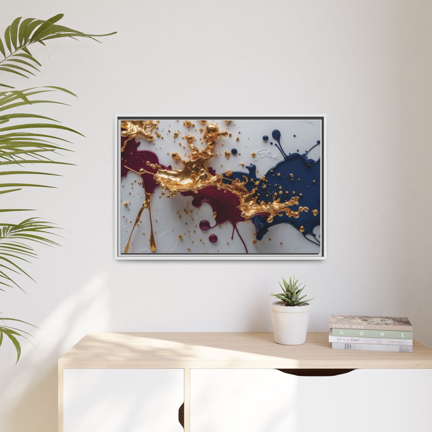 Matte Canvas, Framed (Multi-color)