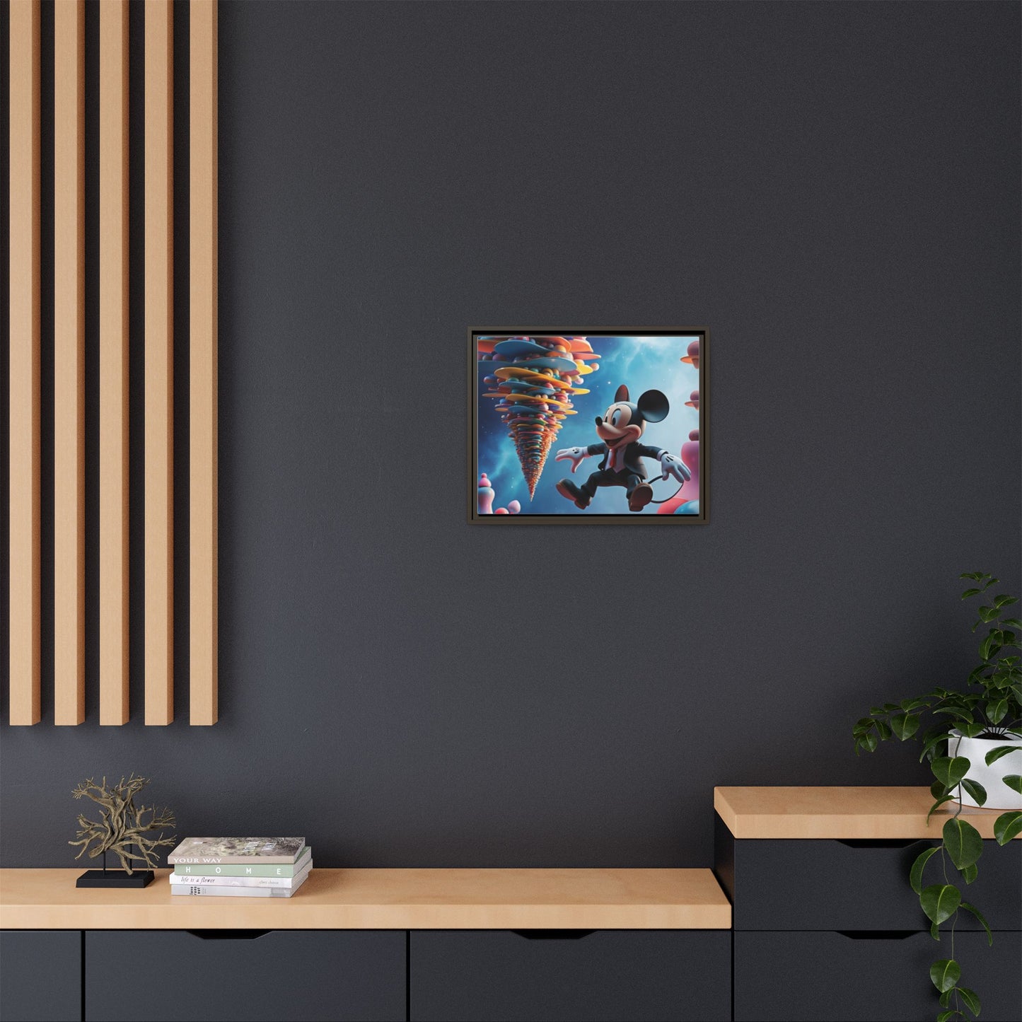 Matte Canvas, Framed (Multi-color)
