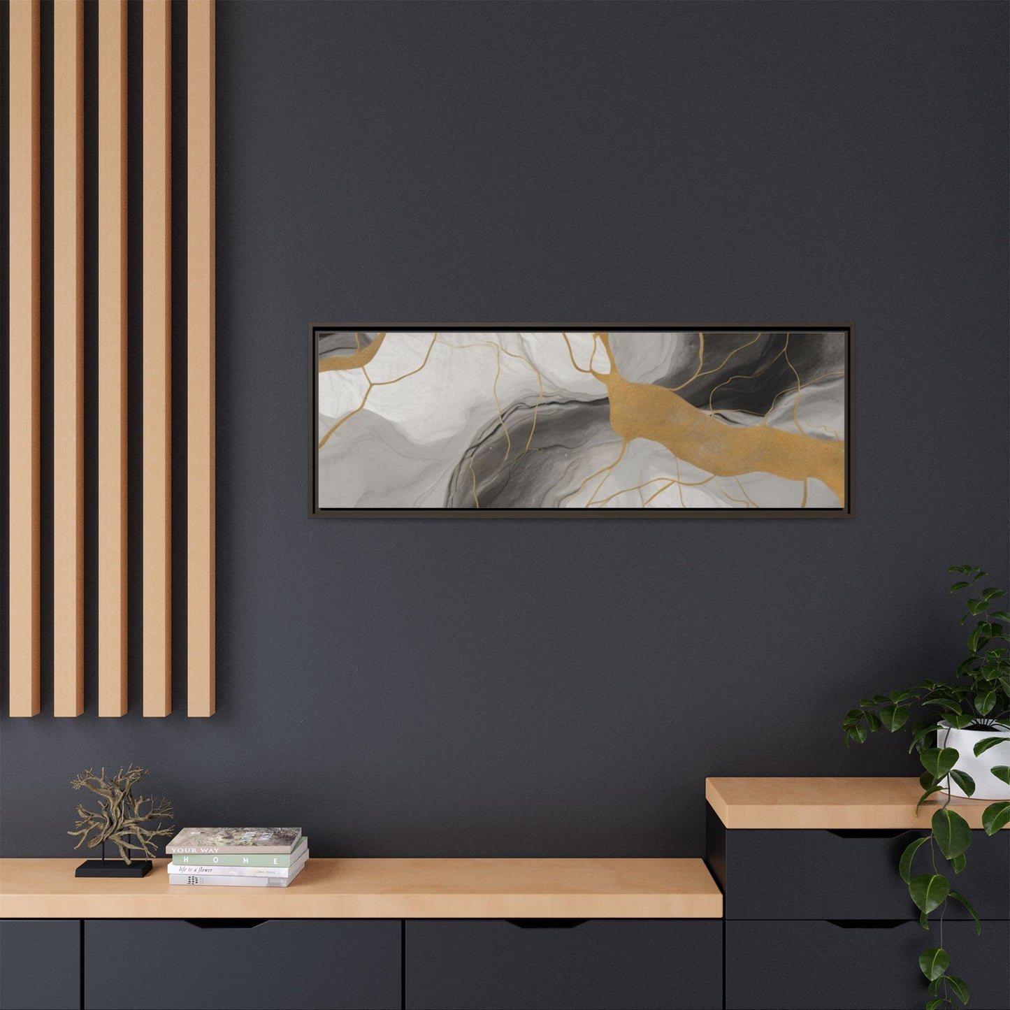 Matte Canvas, Framed (Multi-color)
