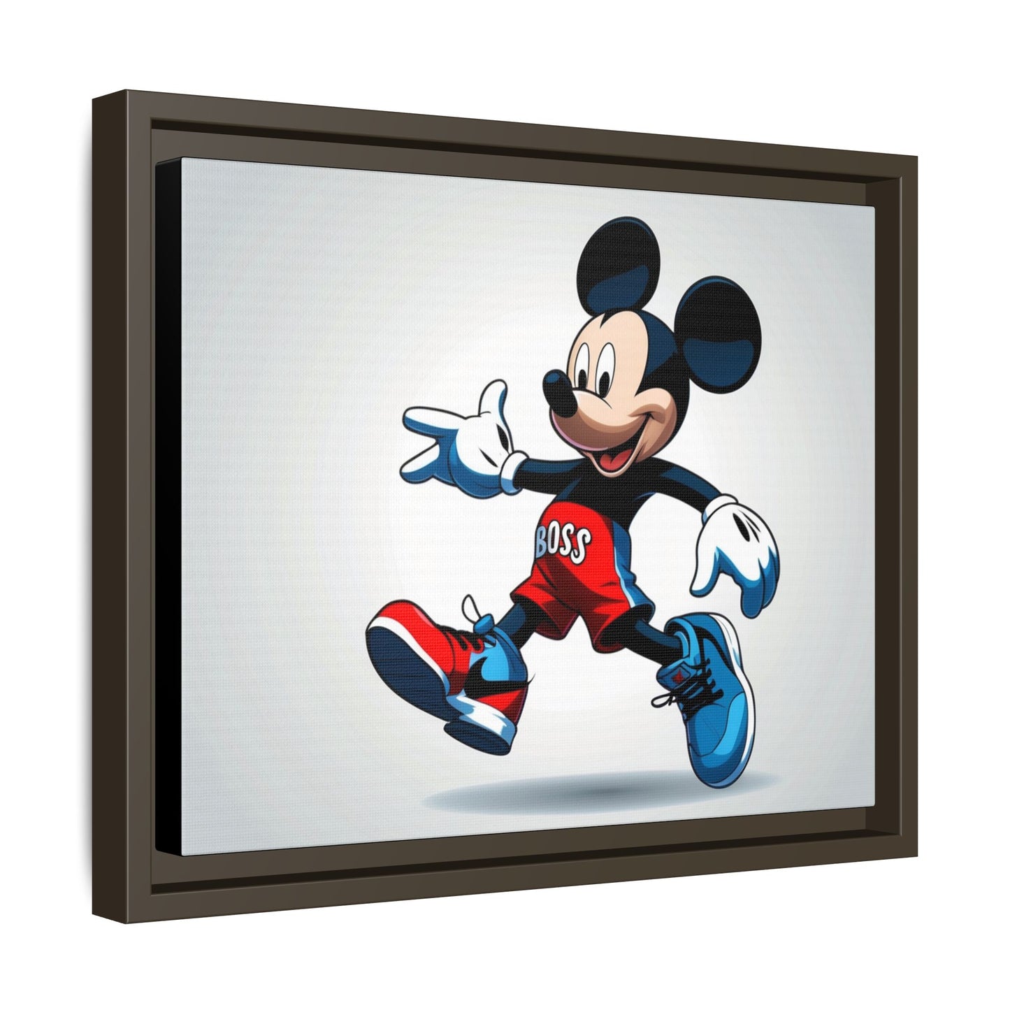 Mickey Mouse Boss Framed Canvas Art