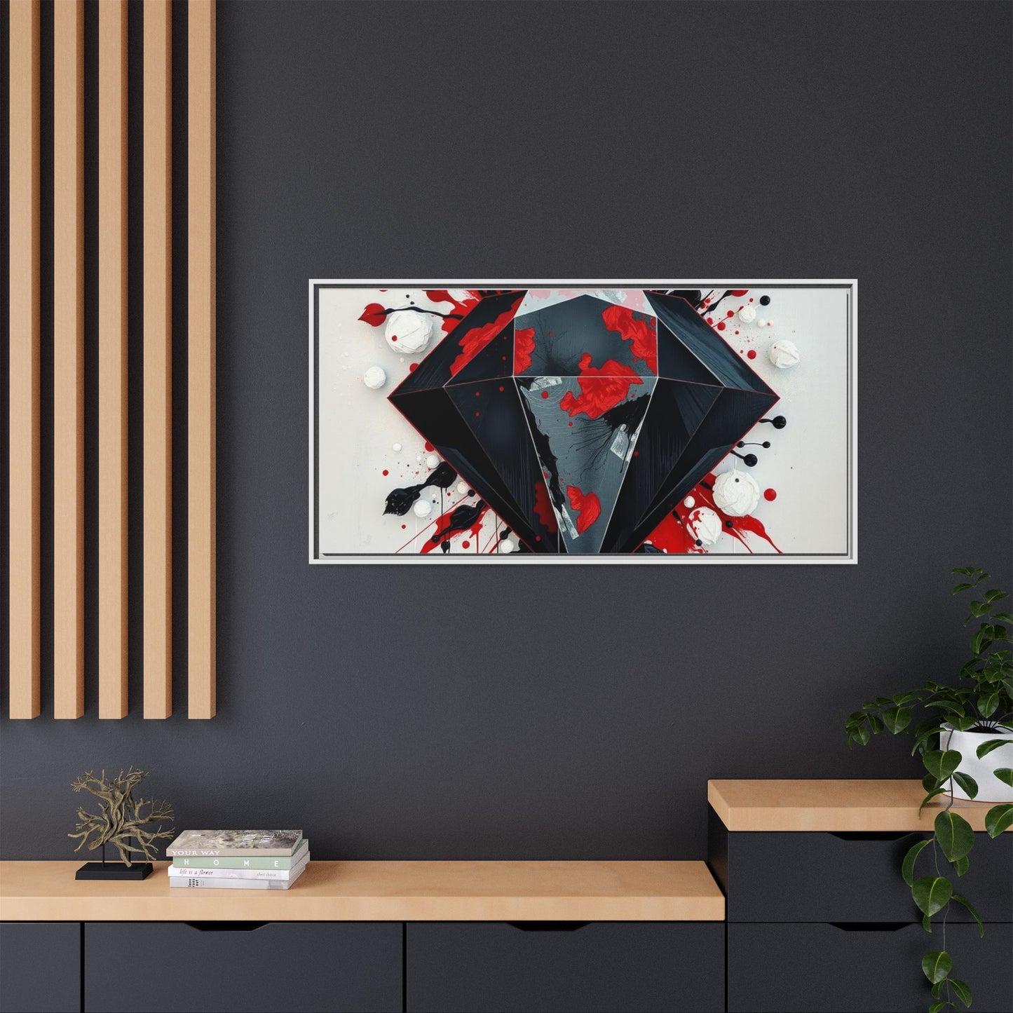 Matte Canvas, Framed (Multi-color)