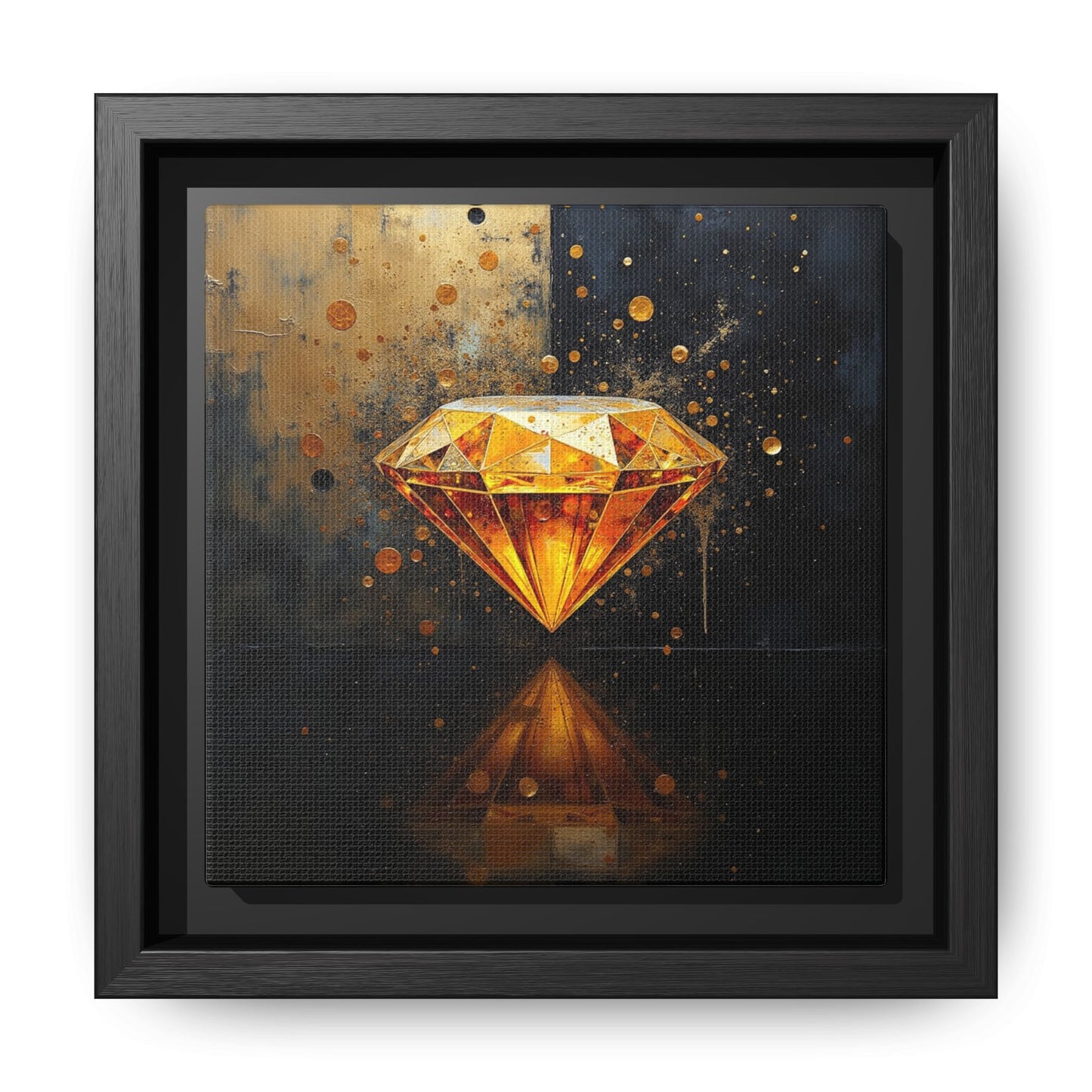 Matte Canvas, Framed (Multi-color)