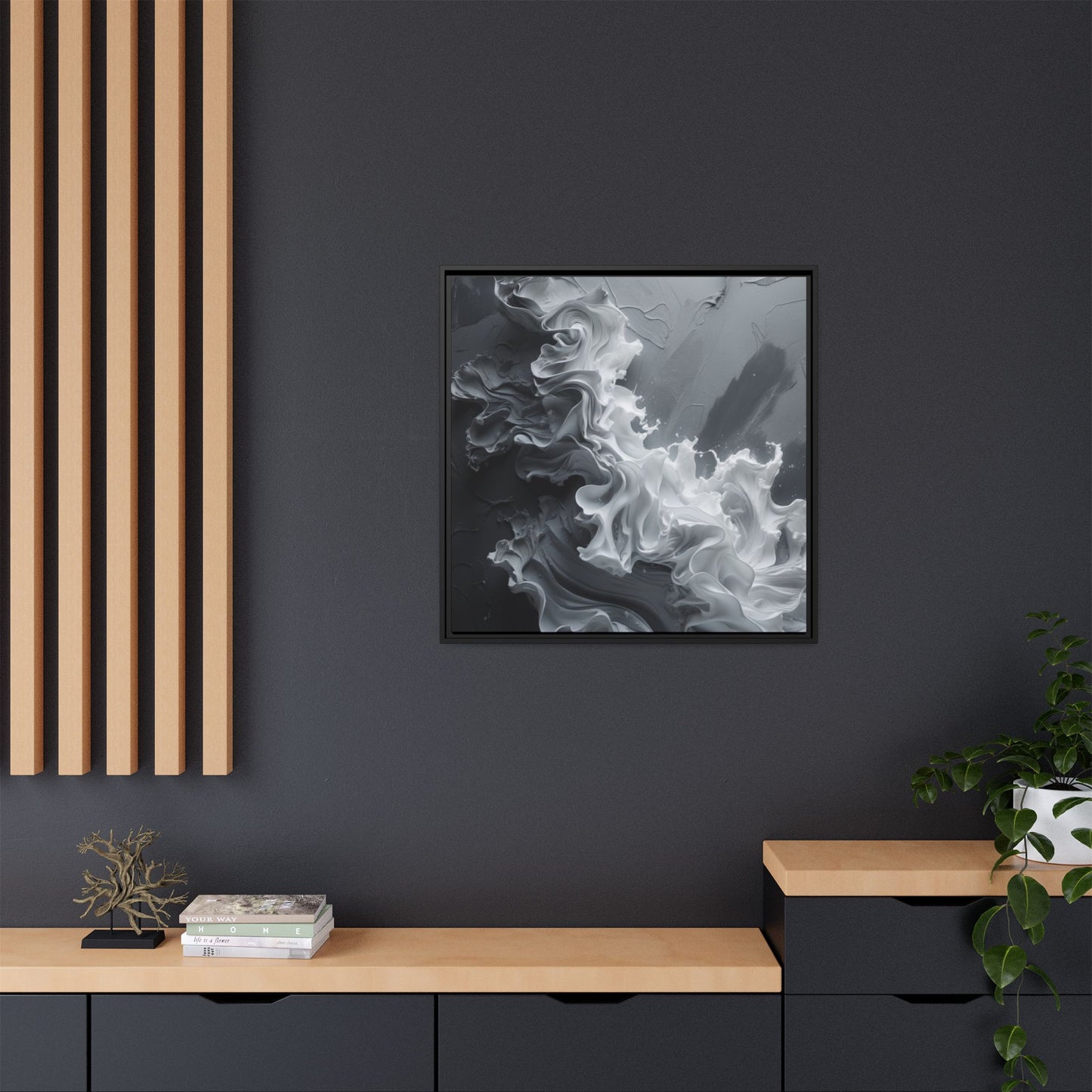 Matte Canvas, Framed (Multi-color)