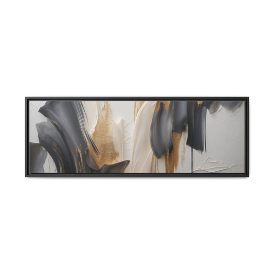 Abstract Multi-Color Framed Canvas Art - Modern Home Decor