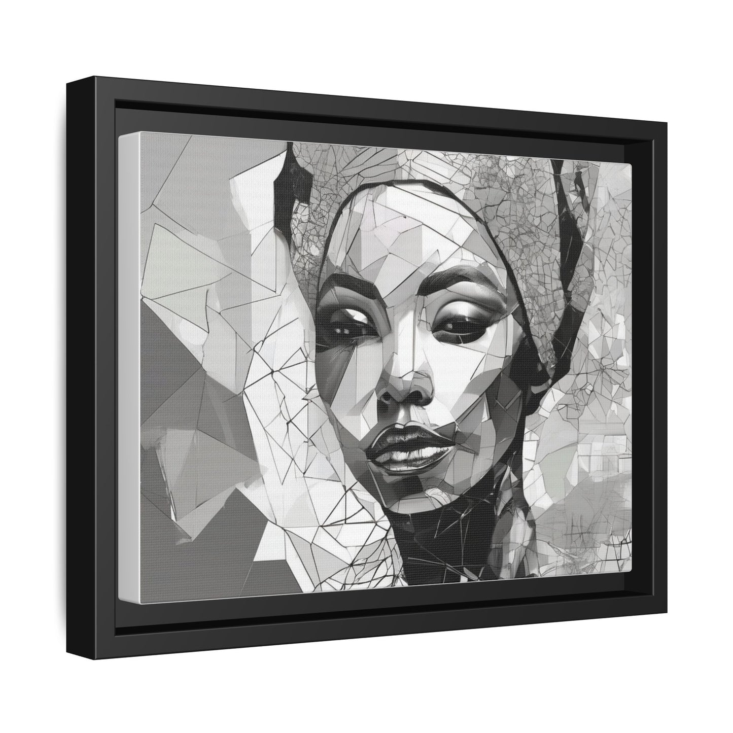 Fractured Grace: Portrait in Prism