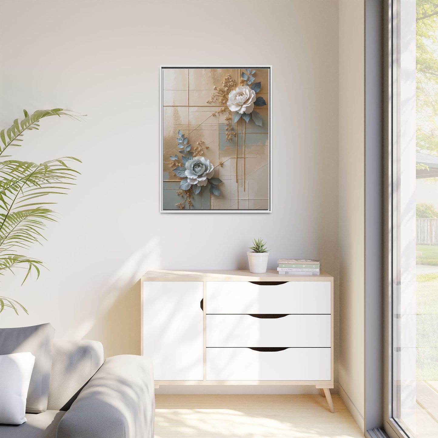 Matte Canvas, Framed (Multi-color)