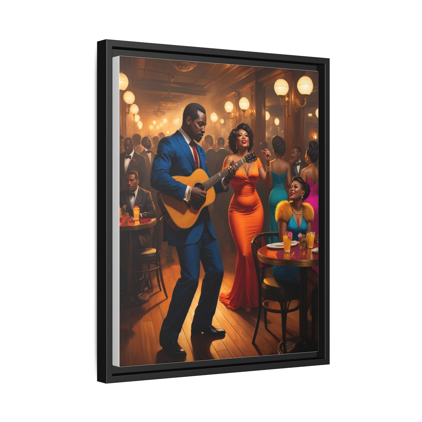 Matte Canvas, Framed (Multi-color)