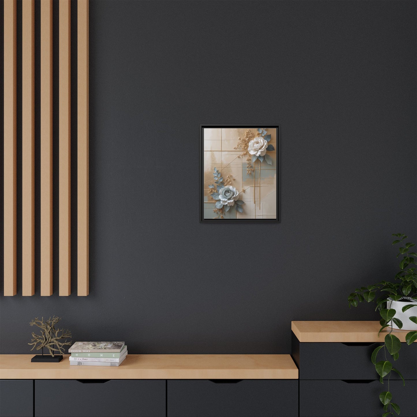 Matte Canvas, Framed (Multi-color)