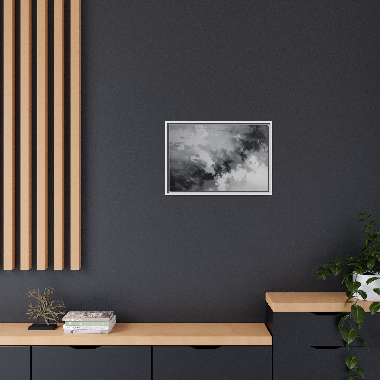 Matte Canvas, Framed (Multi-color)