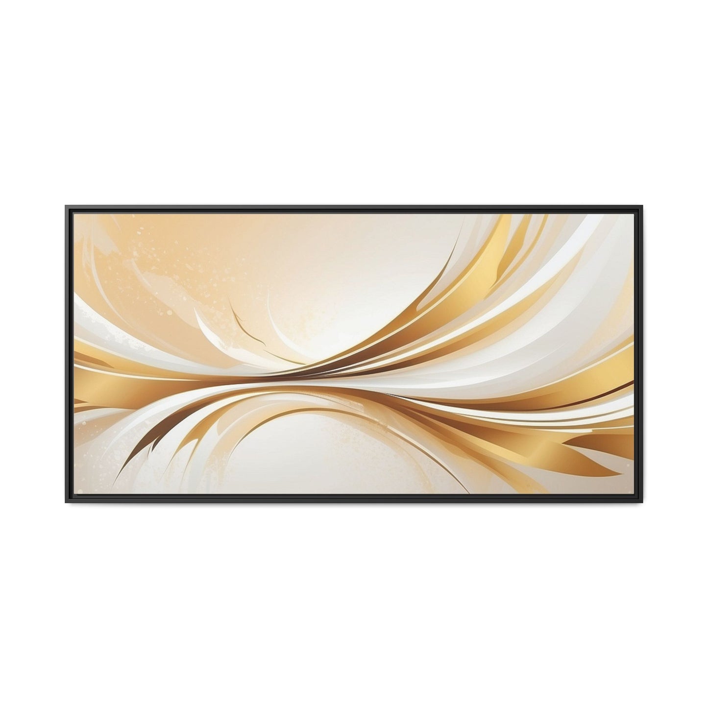 Modern Abstract Wall Art - Framed Matte Canvas Decor