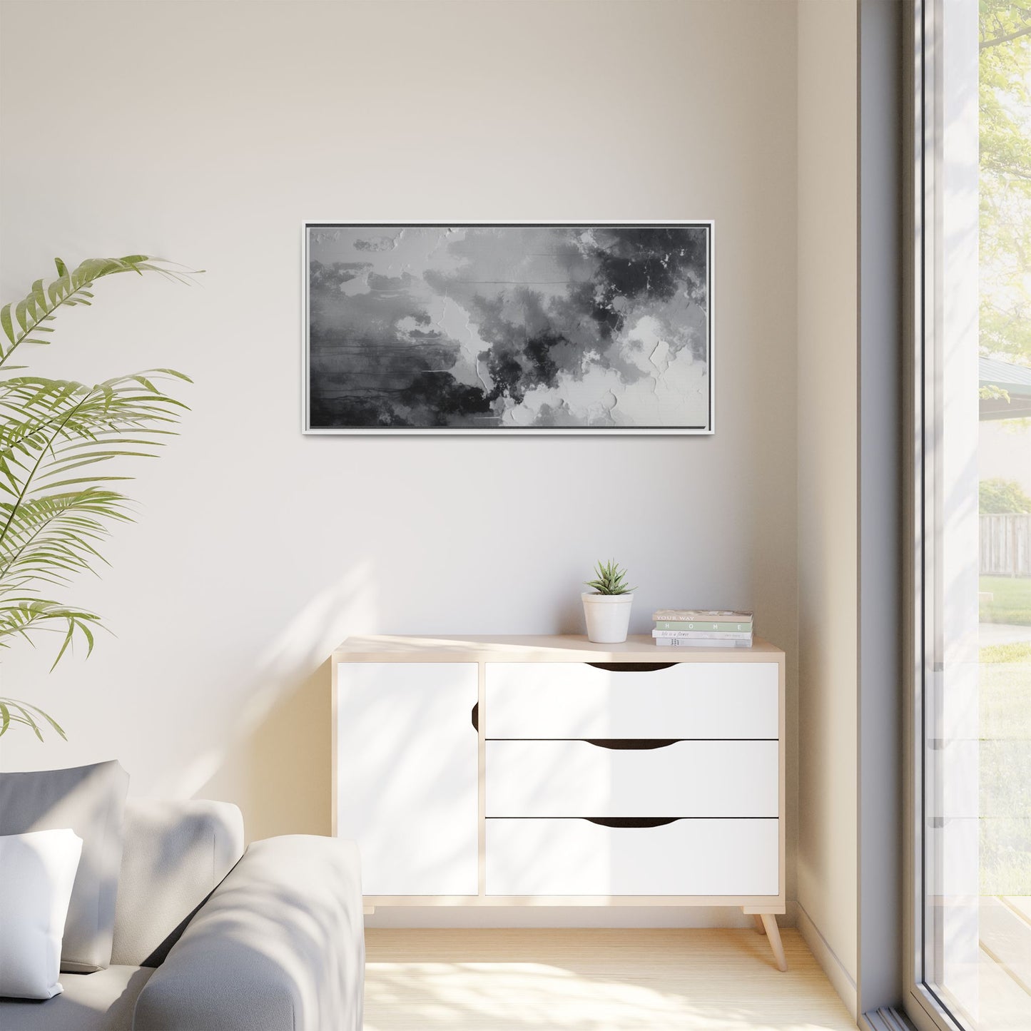 Matte Canvas, Framed (Multi-color)