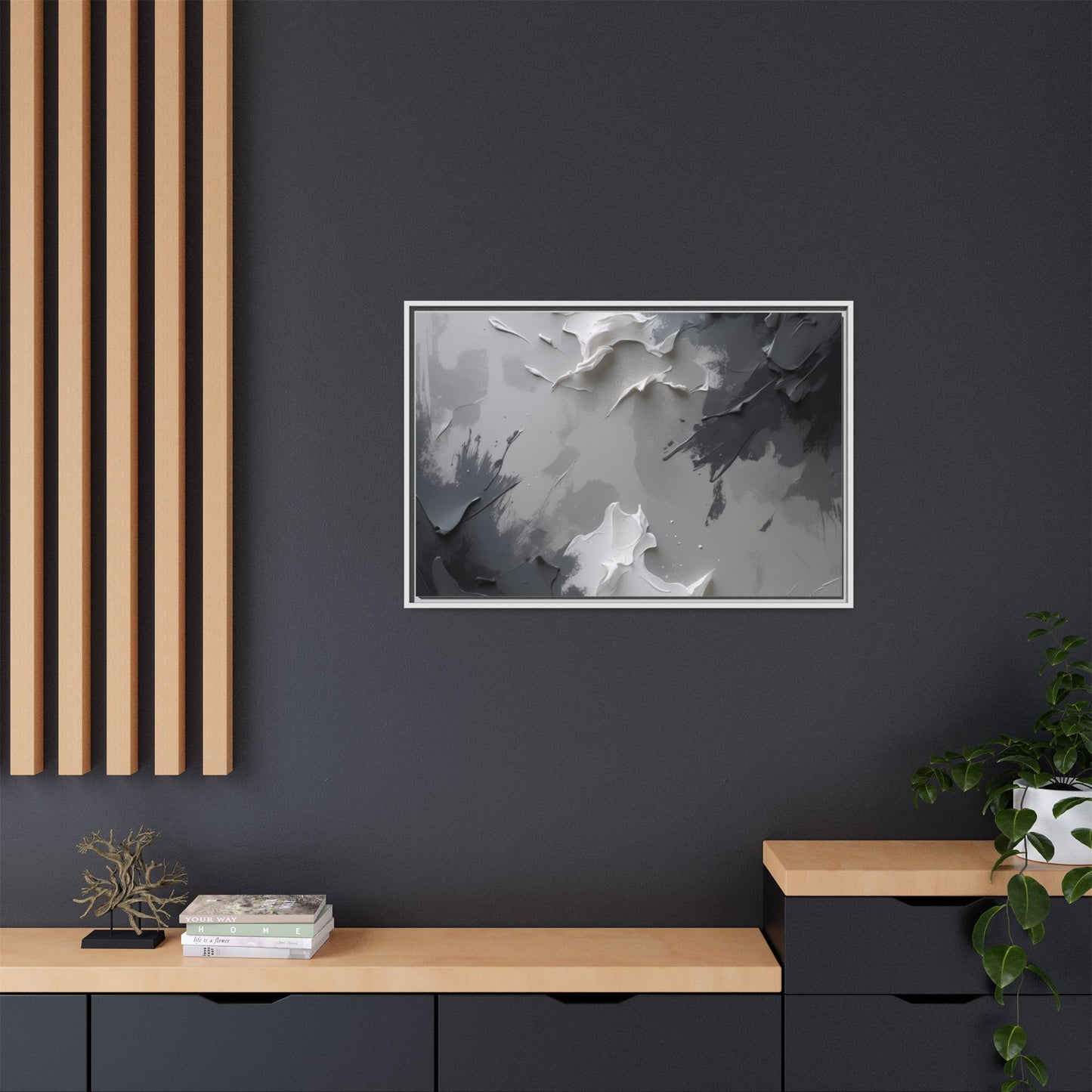 Matte Canvas, Framed (Multi-color)