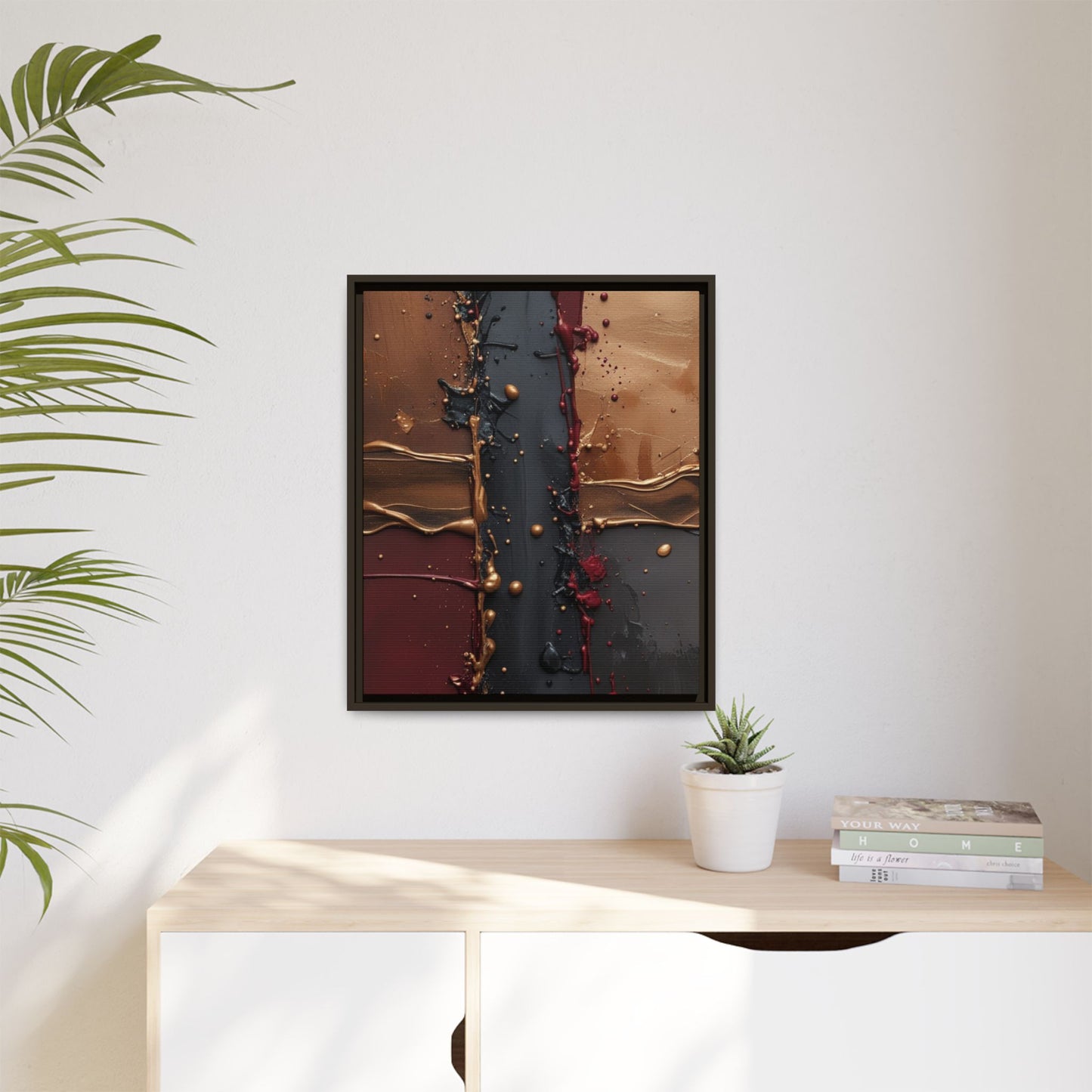 Matte Canvas, Framed (Multi-color)