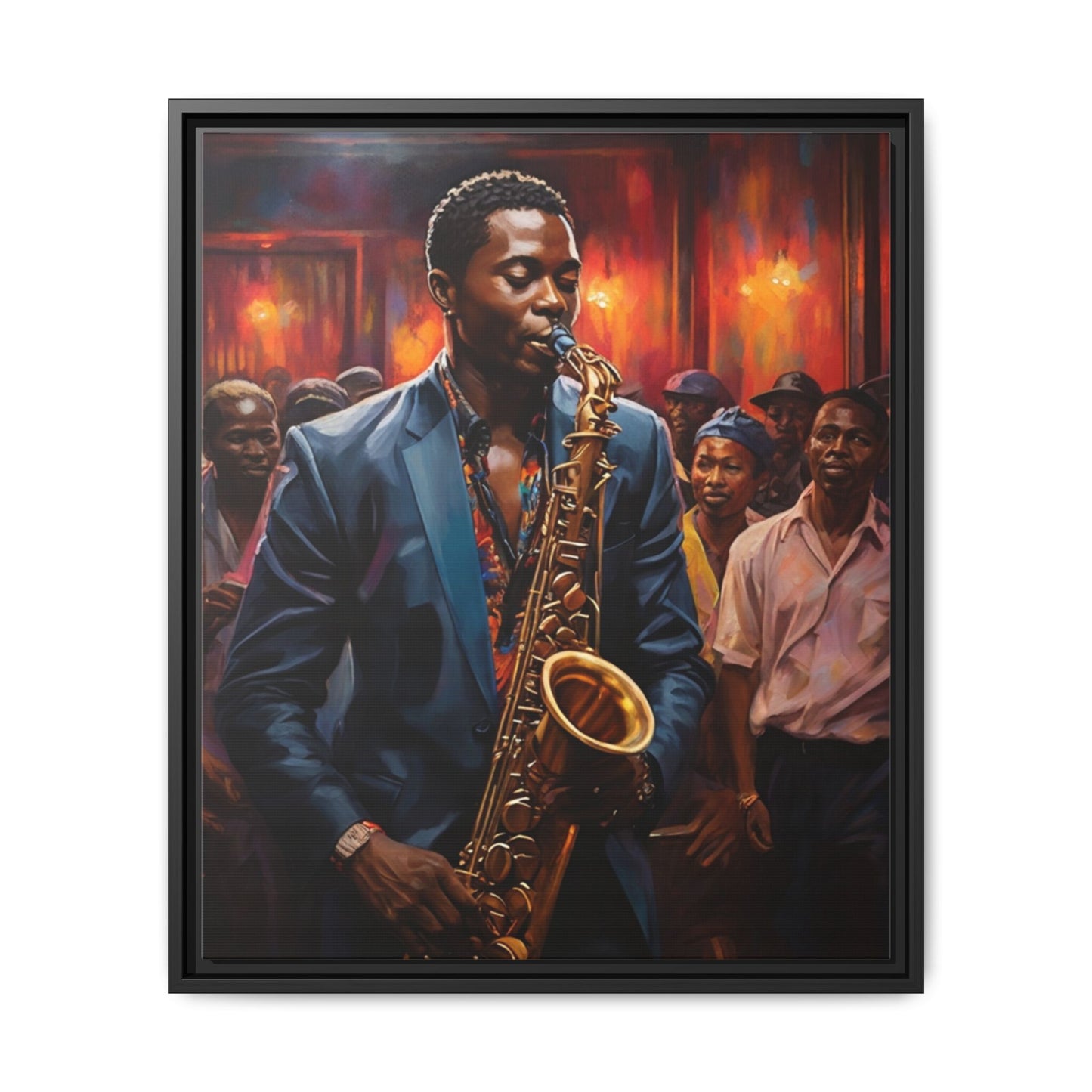 Matte Canvas, Framed (Multi-color)