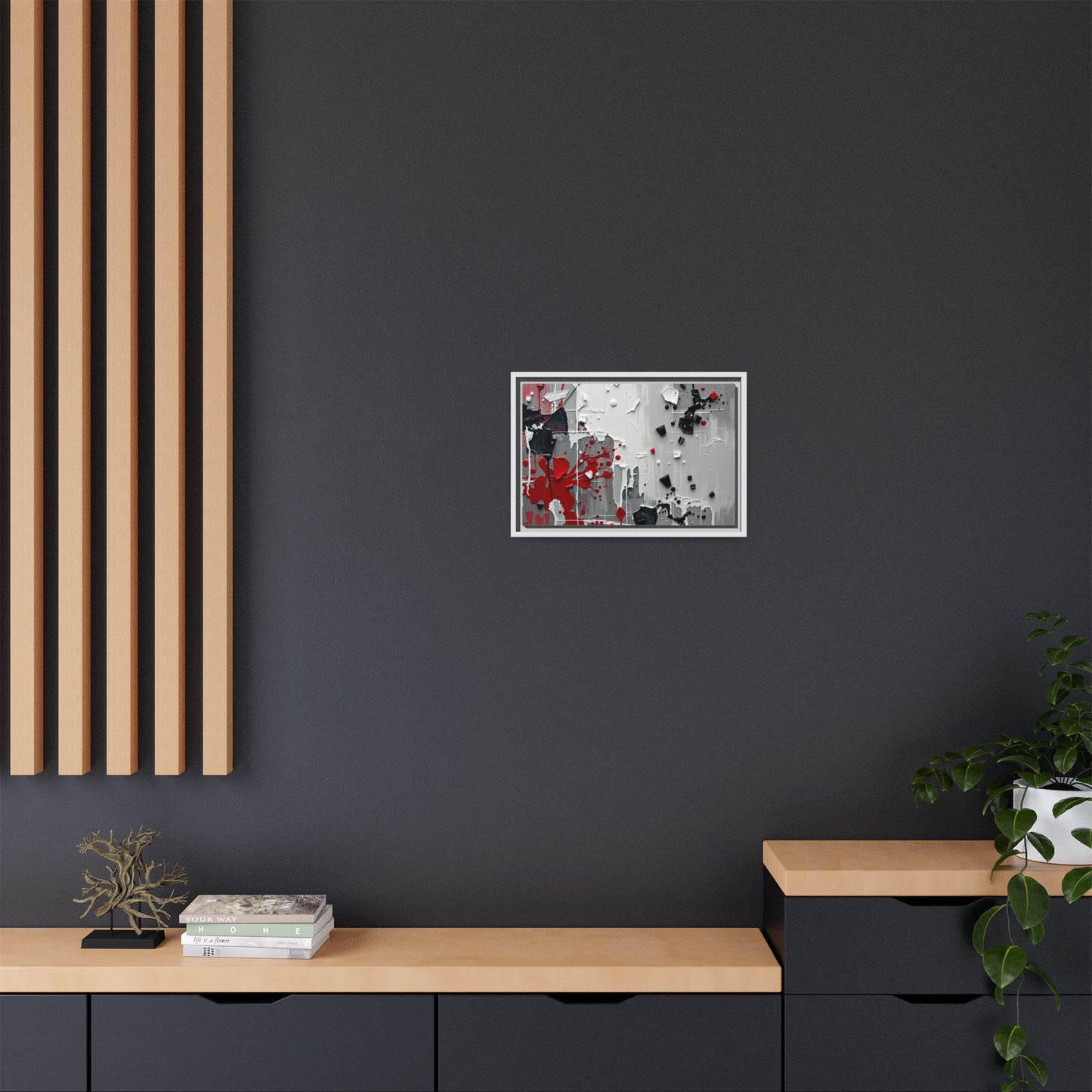 Matte Canvas, Framed (Multi-color)