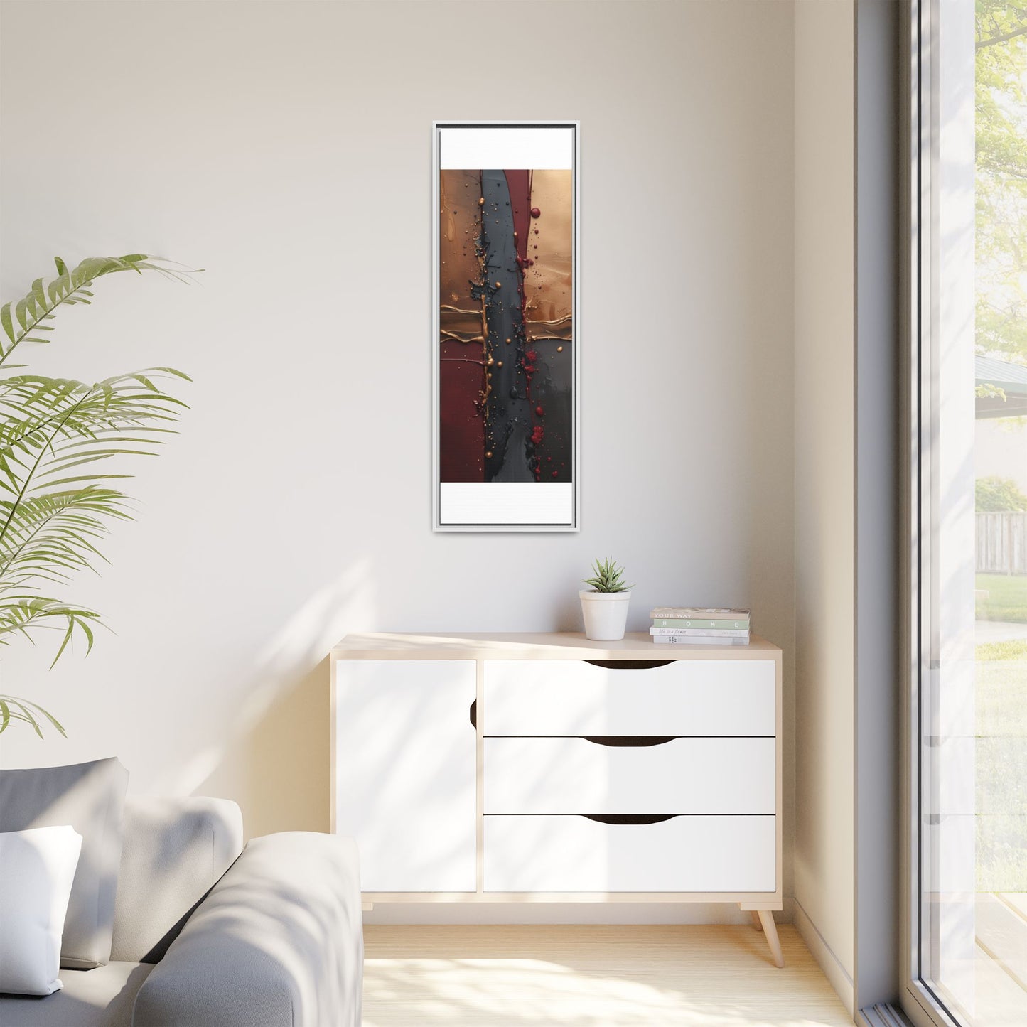Matte Canvas, Framed (Multi-color)