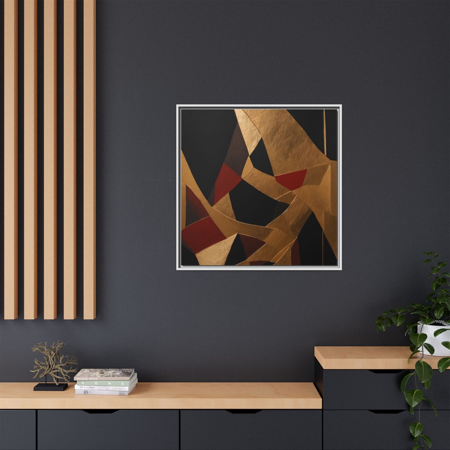 Matte Canvas, Framed (Multi-color)