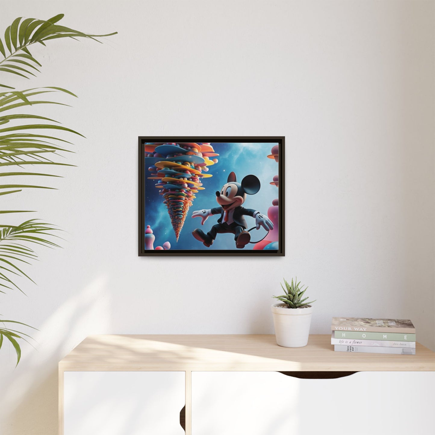 Matte Canvas, Framed (Multi-color)