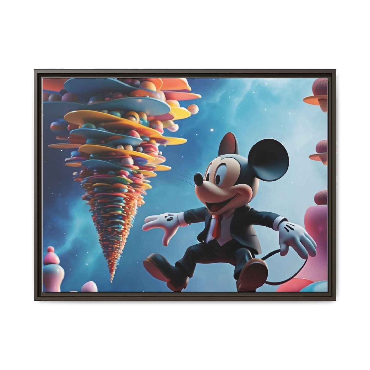Matte Canvas, Framed (Multi-color)