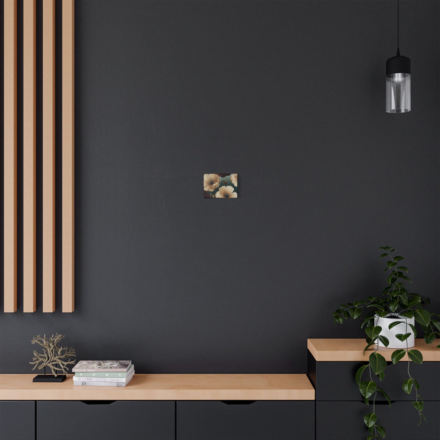 Floral Satin Canvas Art | Nature-Inspired Wall Décor
