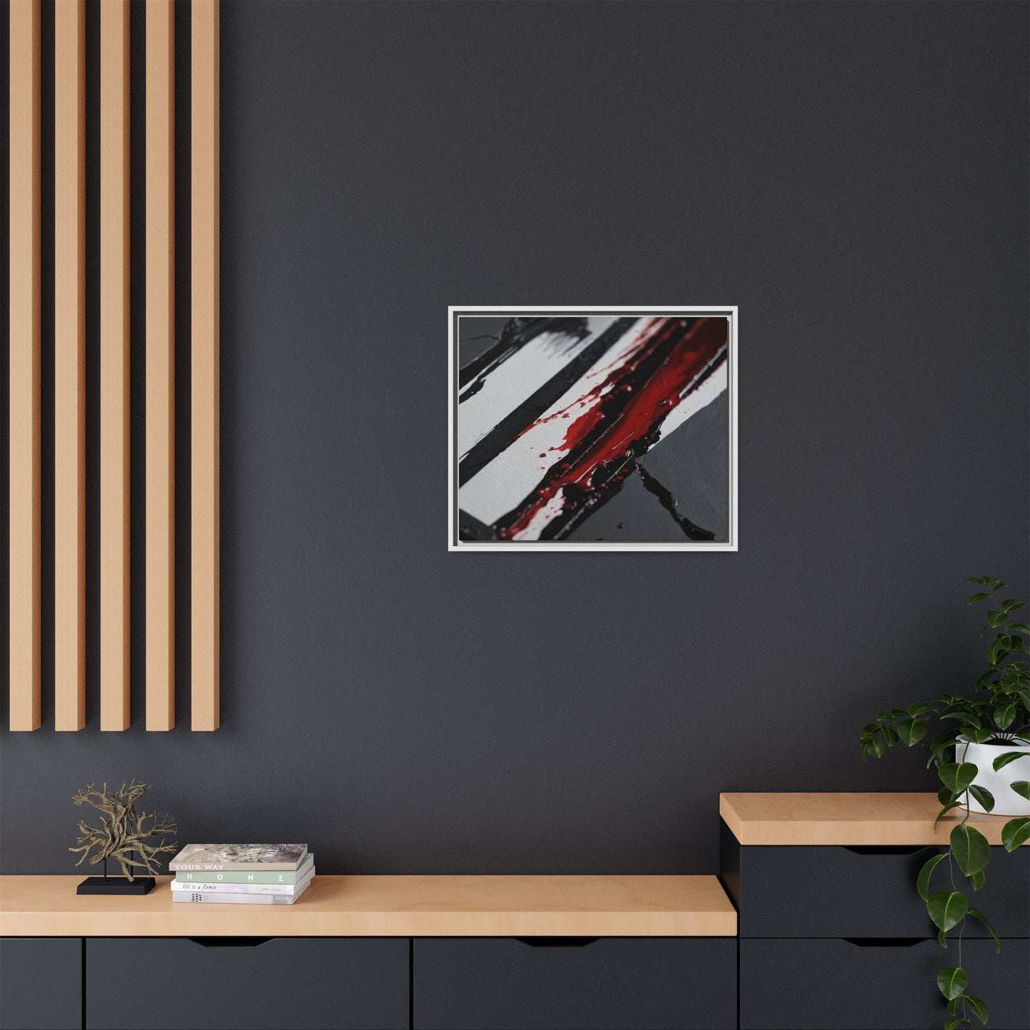 Matte Canvas, Framed (Multi-color)