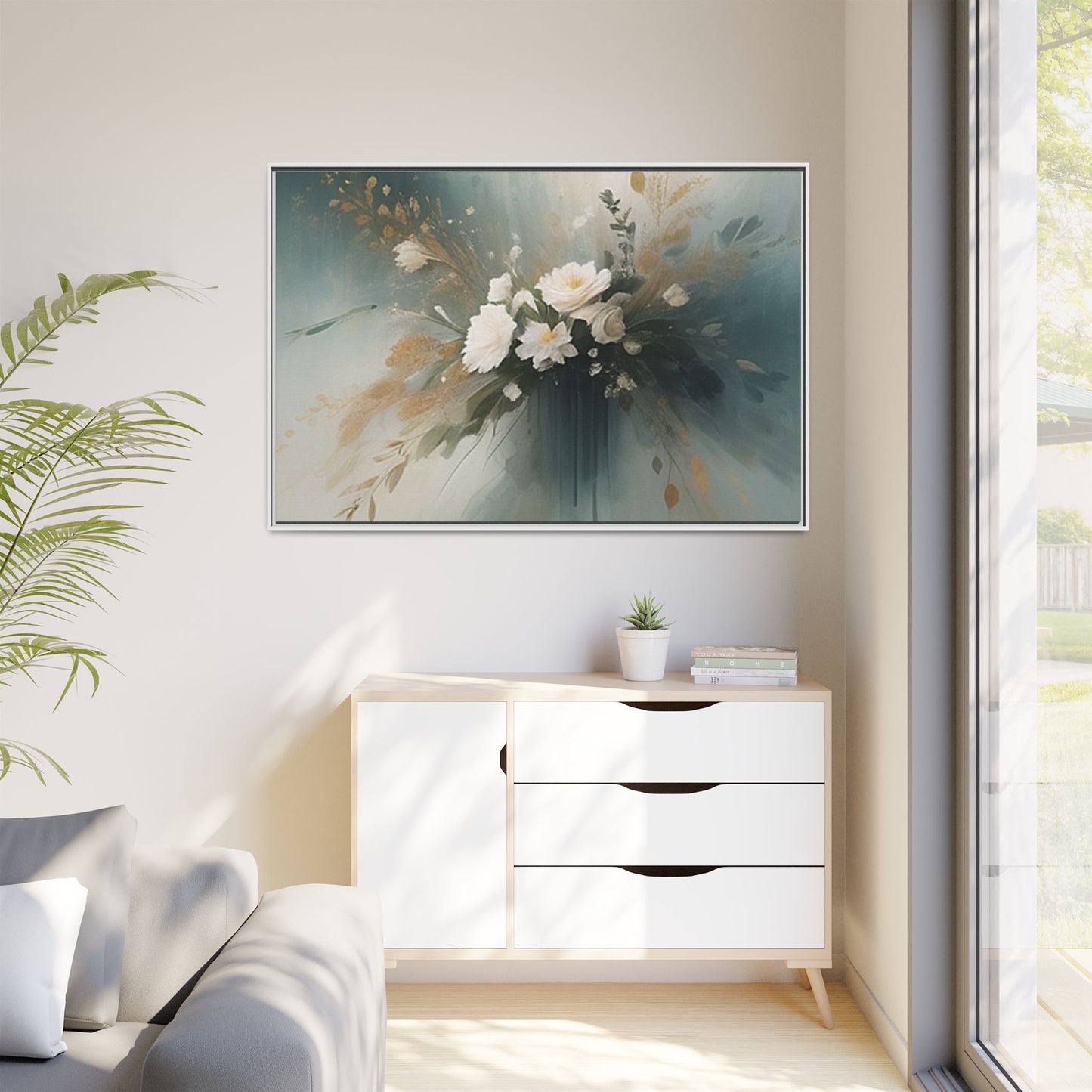 Matte Canvas, Framed (Multi-color)