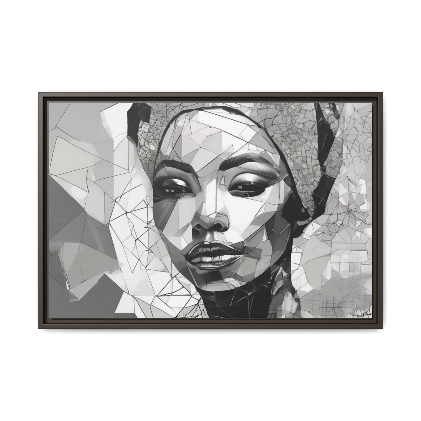 Fractured Grace: Portrait in Prism