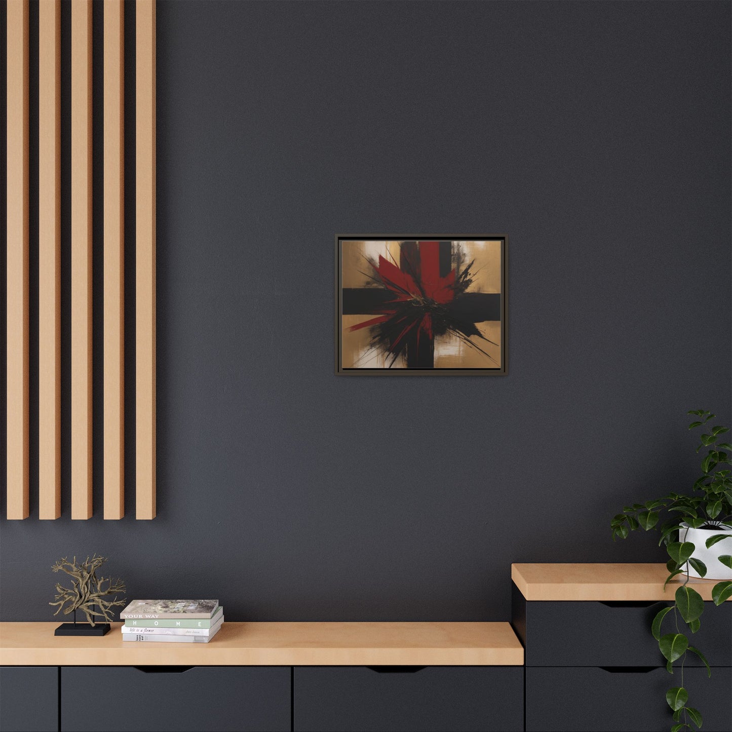 Matte Canvas, Framed (Multi-color)