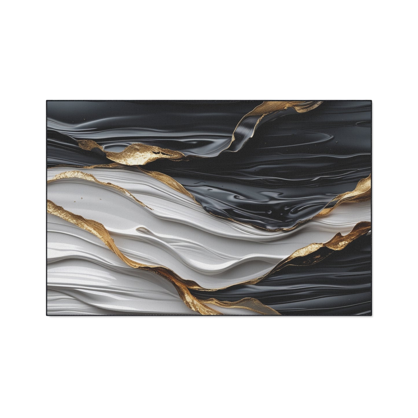 Elegant Heavy Duty Floor Mat with Artistic Design