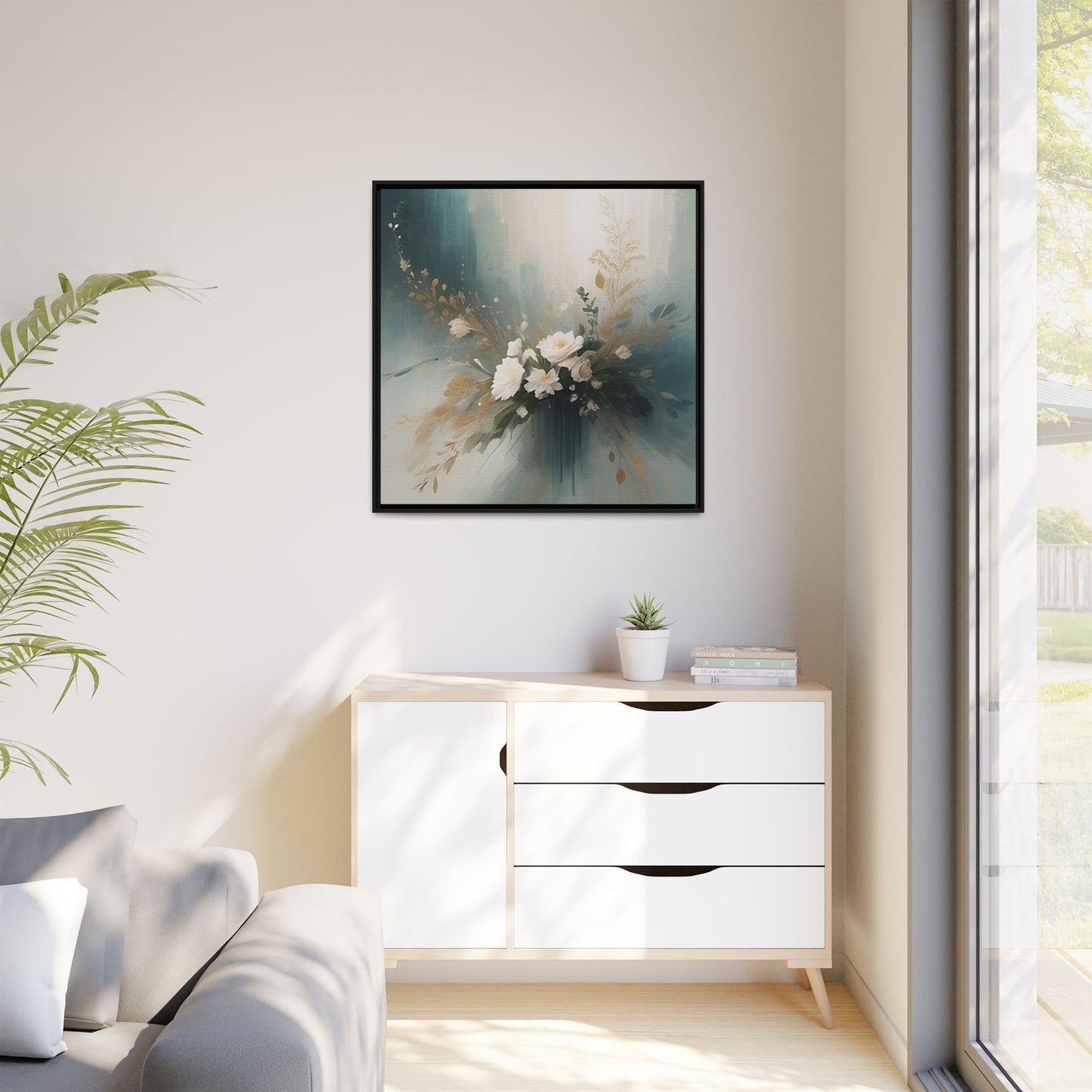 Matte Canvas, Framed (Multi-color)