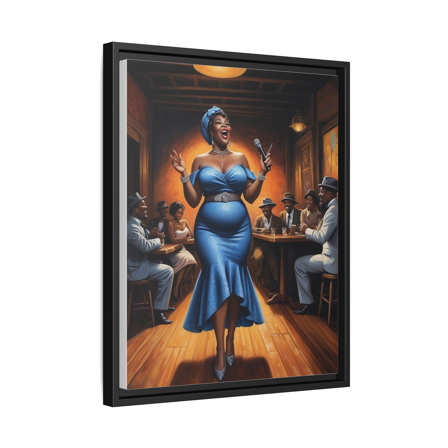Matte Canvas, Framed (Multi-color)