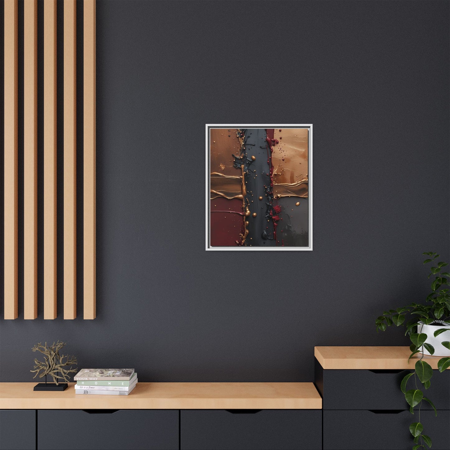 Matte Canvas, Framed (Multi-color)