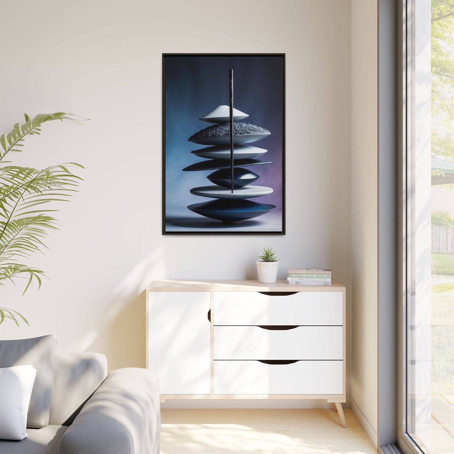 Matte Canvas, Framed (Multi-color)