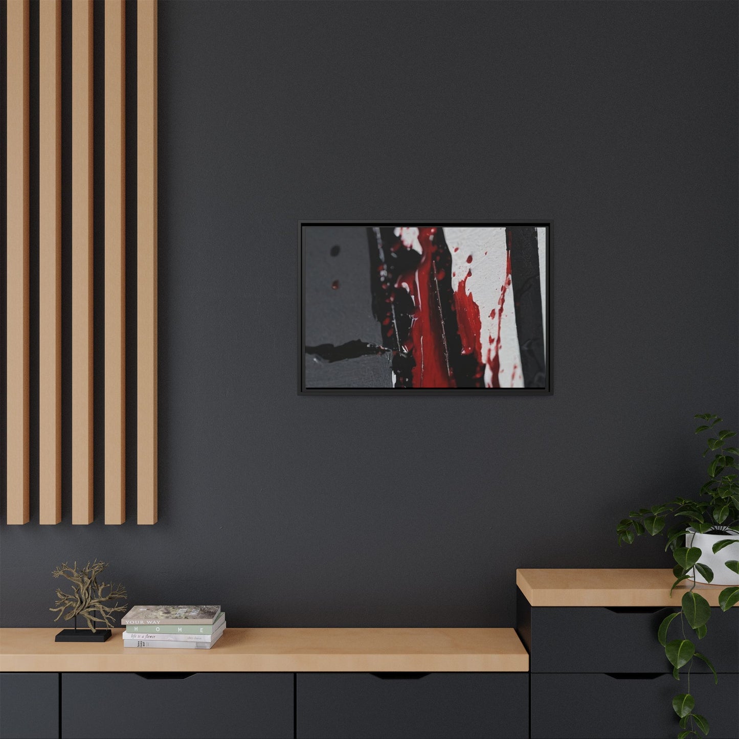Matte Canvas, Framed (Multi-color)