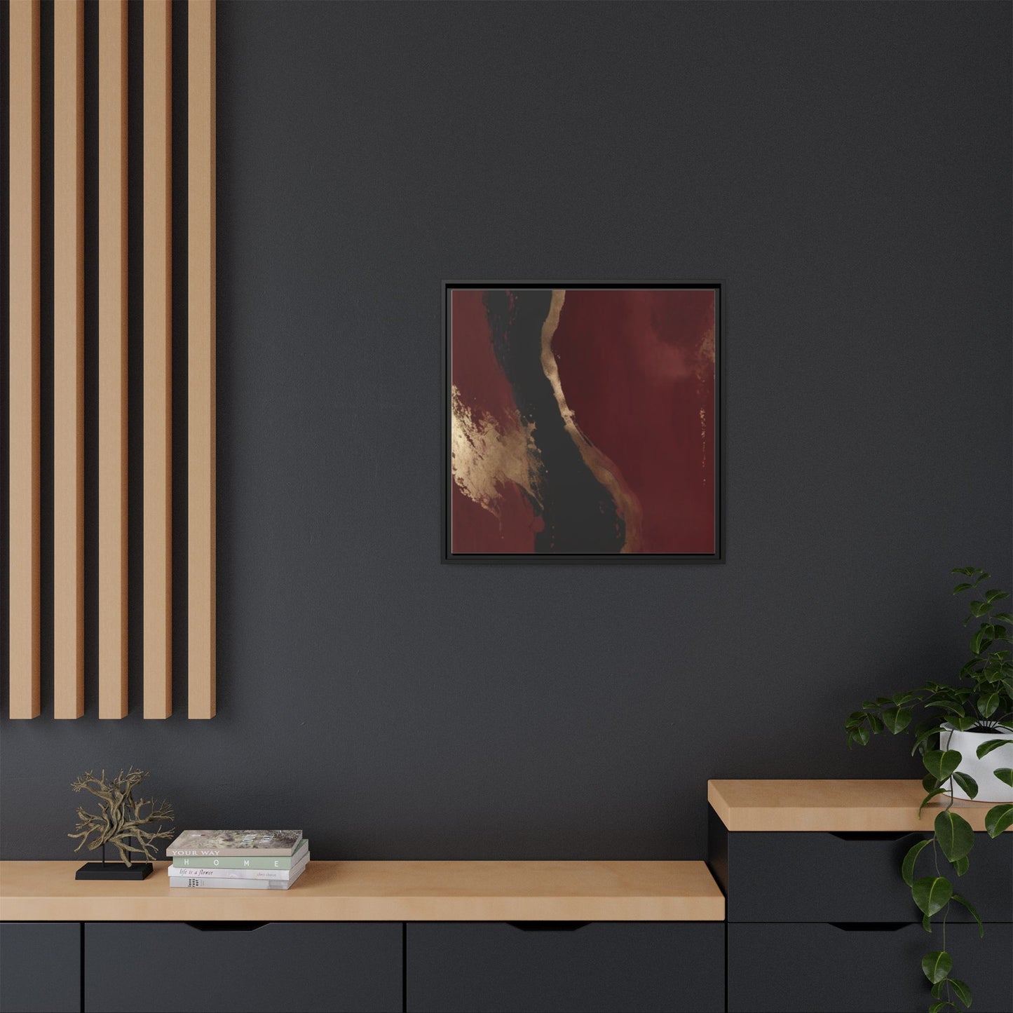 Matte Canvas, Framed (Multi-color)
