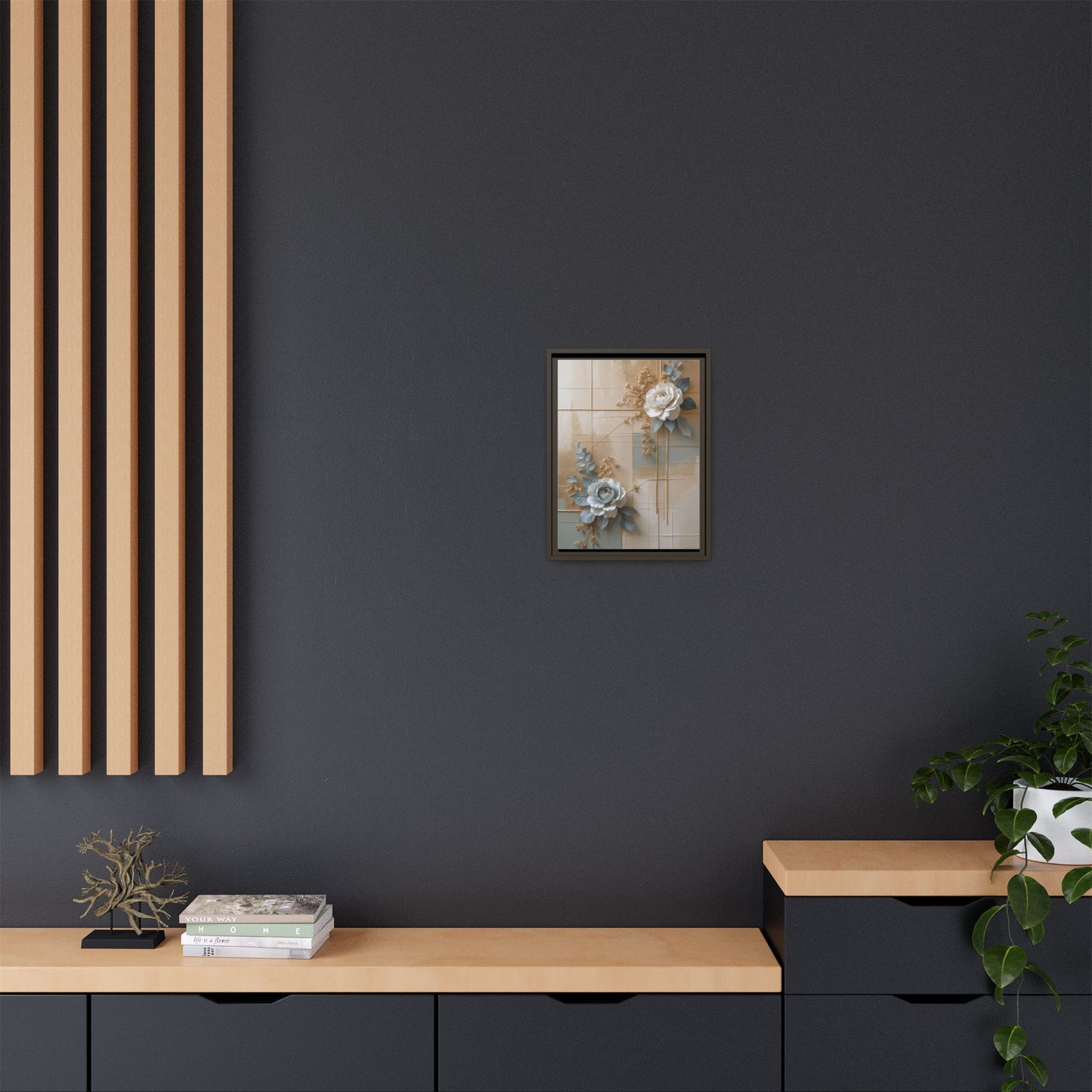 Matte Canvas, Framed (Multi-color)