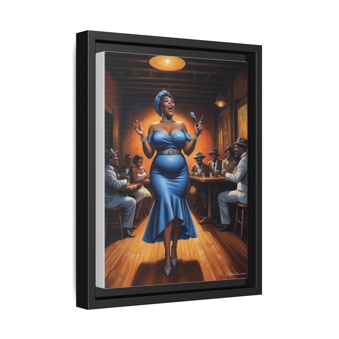 Matte Canvas, Framed (Multi-color)