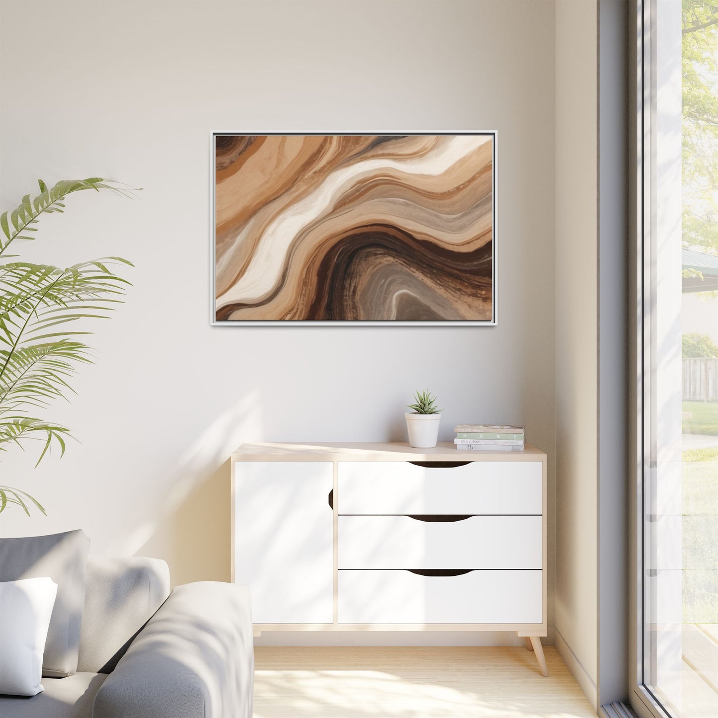 Matte Canvas, Framed (Multi-color)