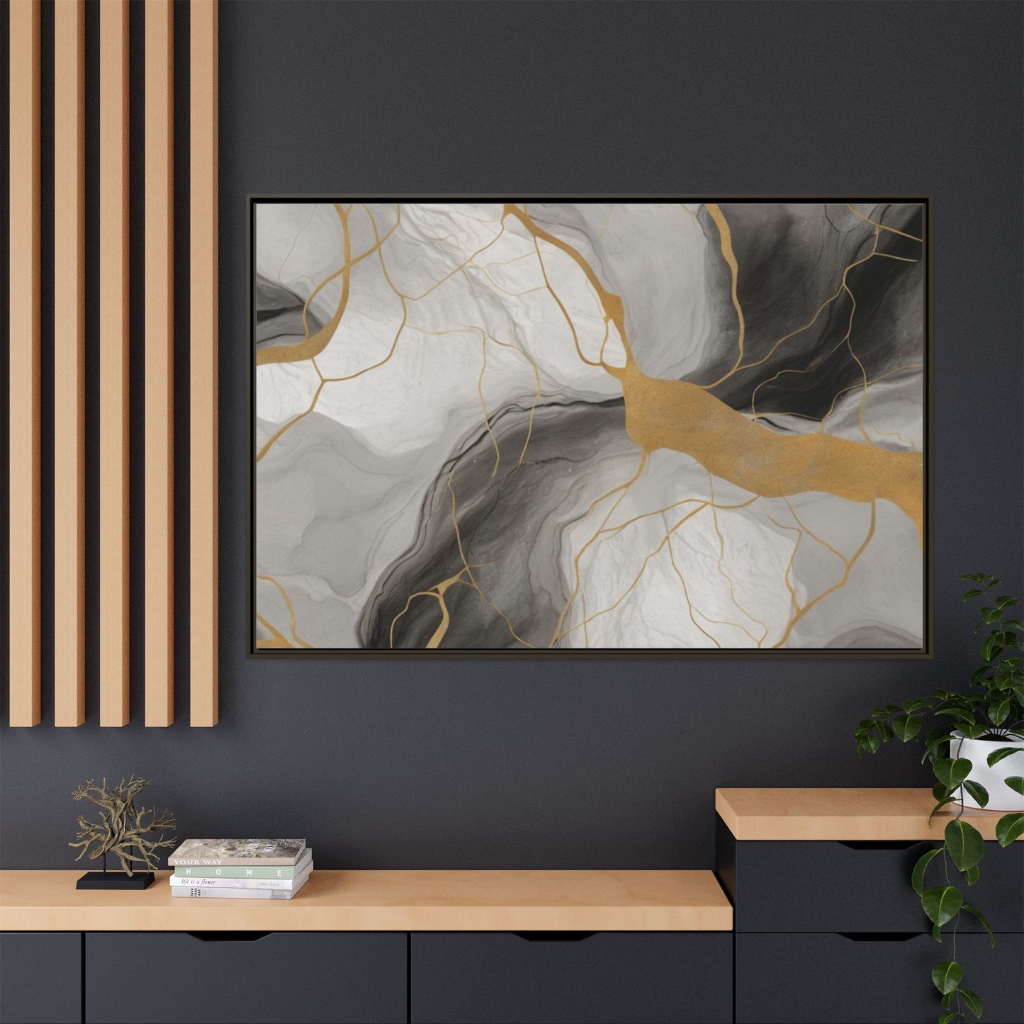 Matte Canvas, Framed (Multi-color)