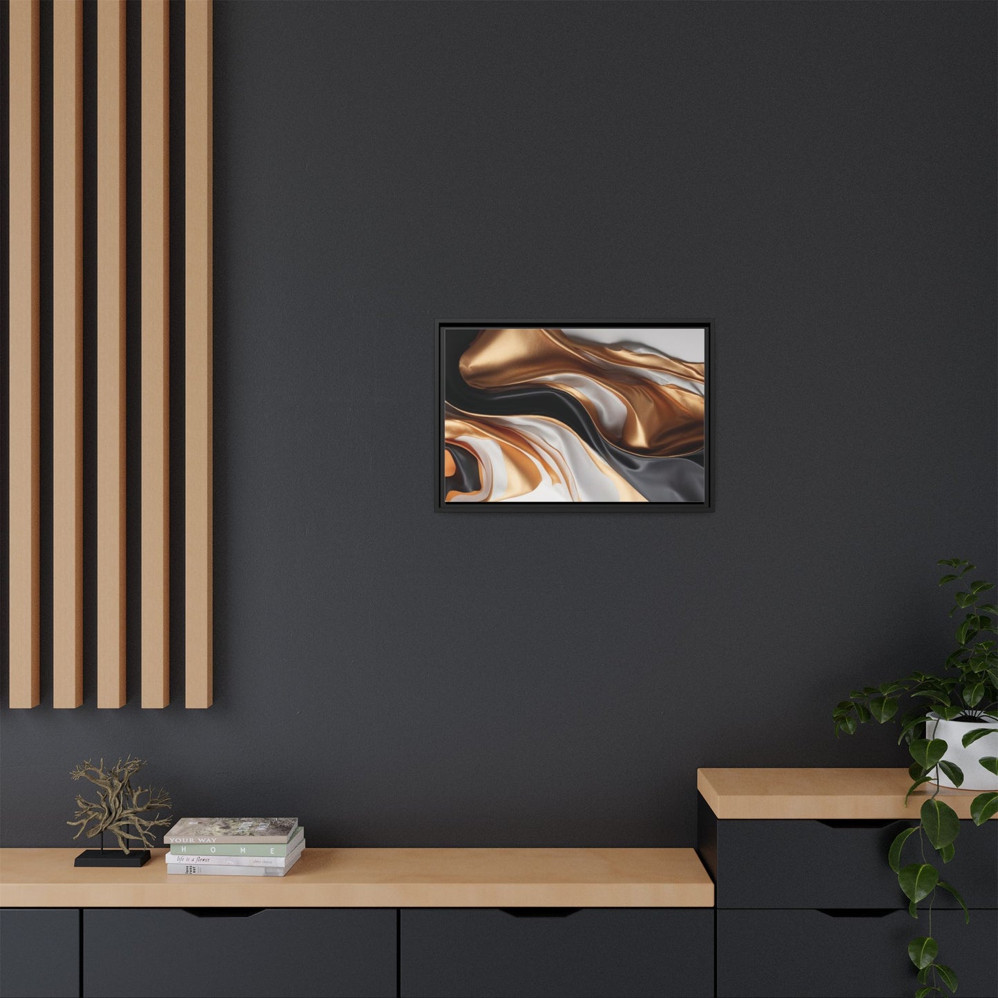 Matte Canvas, Framed (Multi-color)