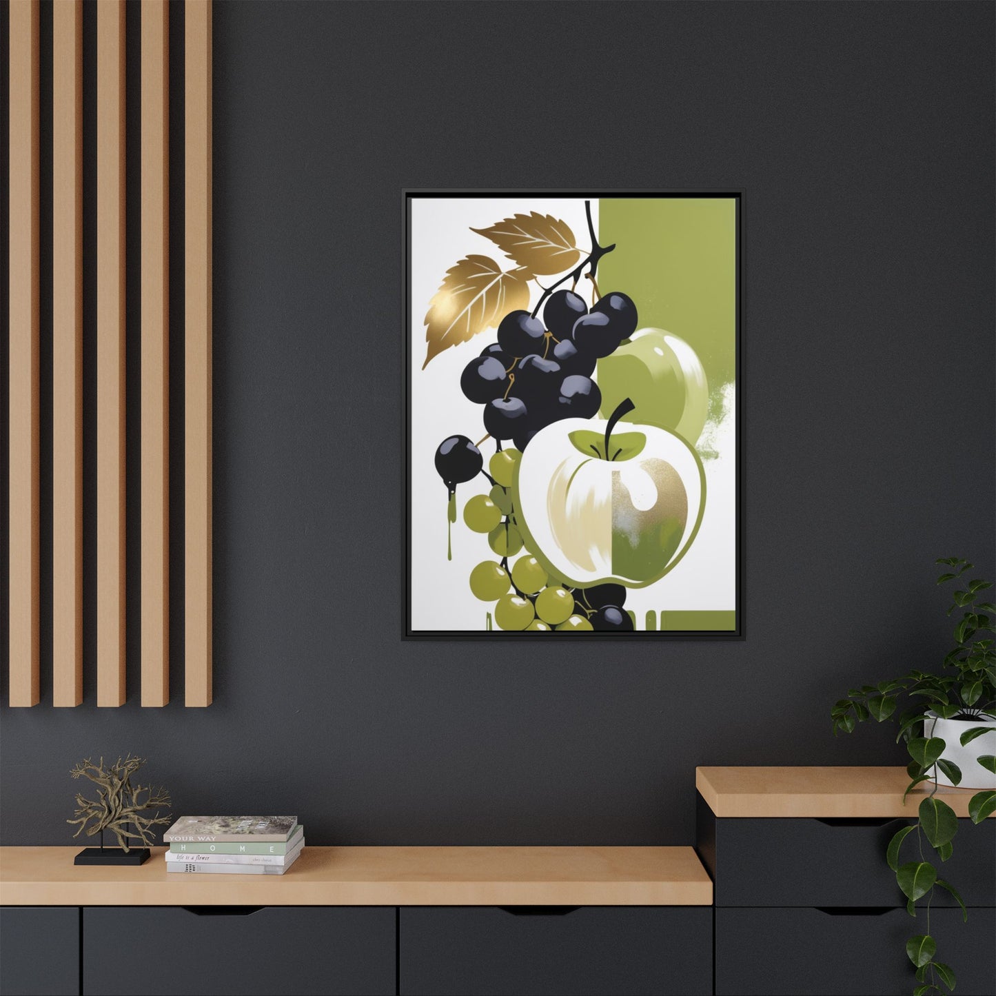 Matte Canvas, Framed (Multi-color)