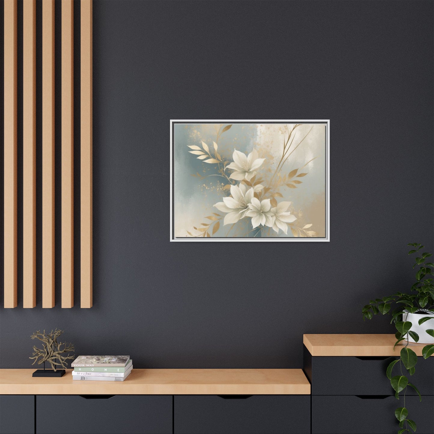 Matte Canvas, Framed (Multi-color)