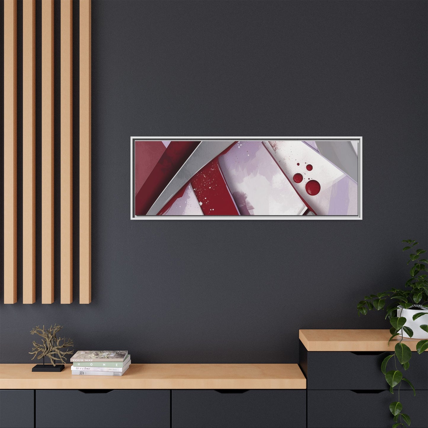 Matte Canvas, Framed (Multi-color)