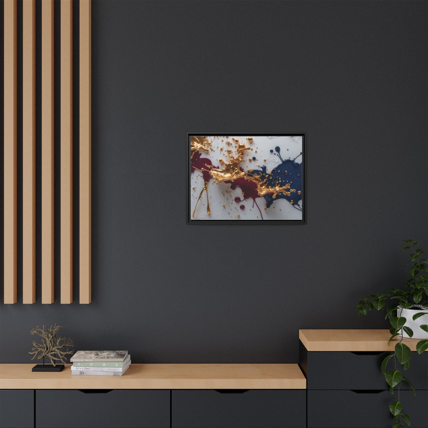 Matte Canvas, Framed (Multi-color)