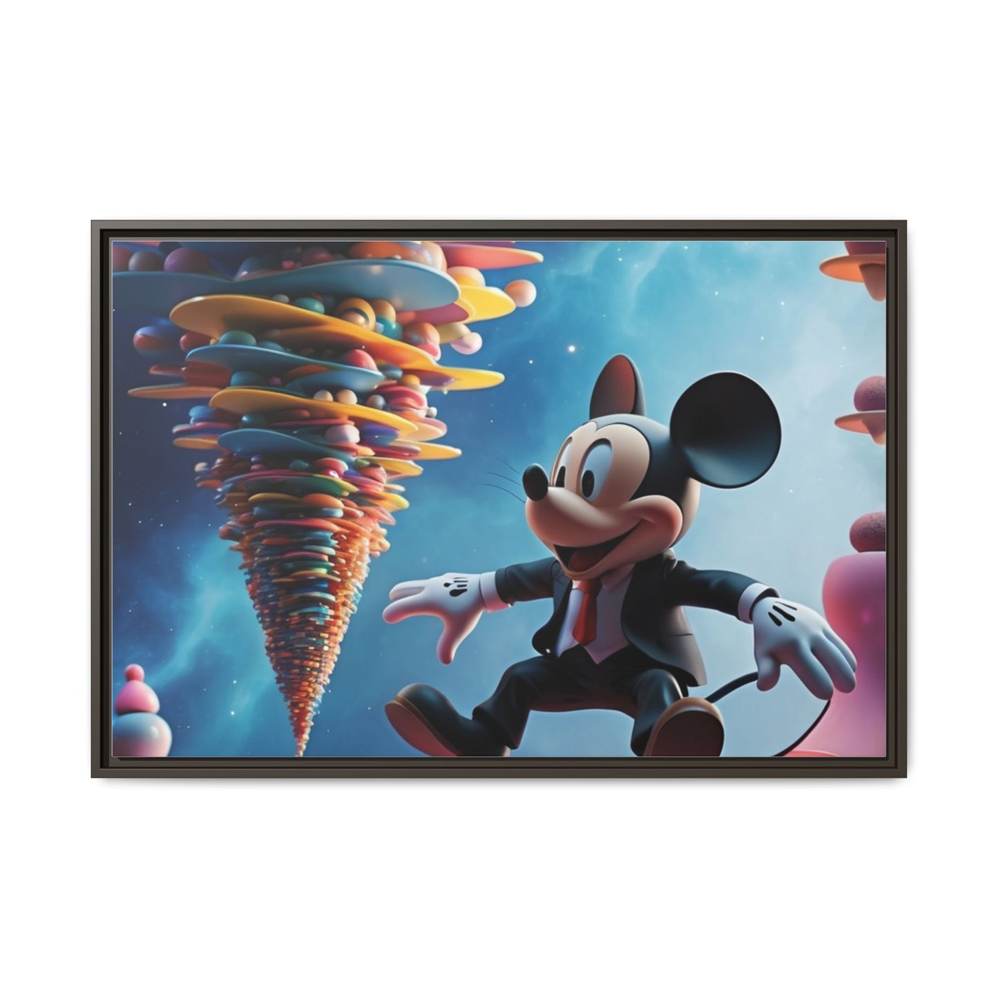 Matte Canvas, Framed (Multi-color)