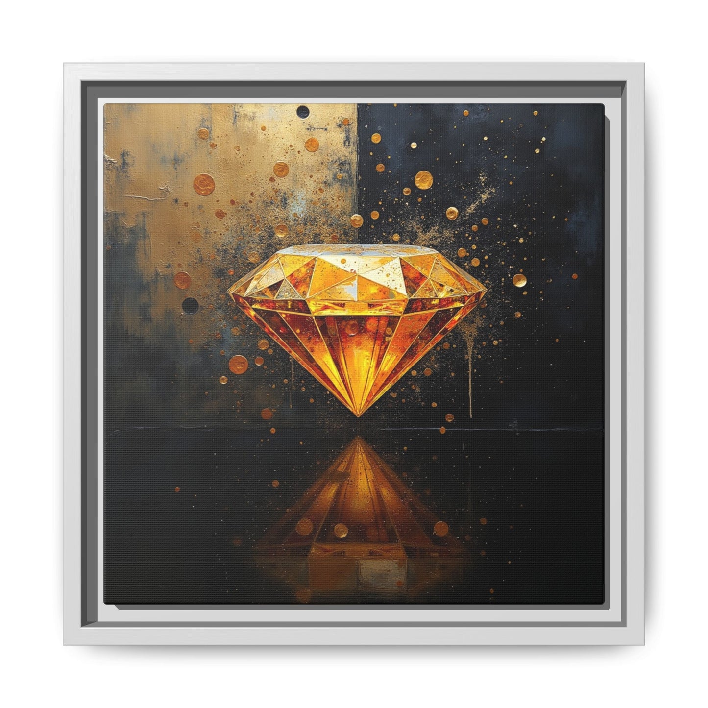 Matte Canvas, Framed (Multi-color)