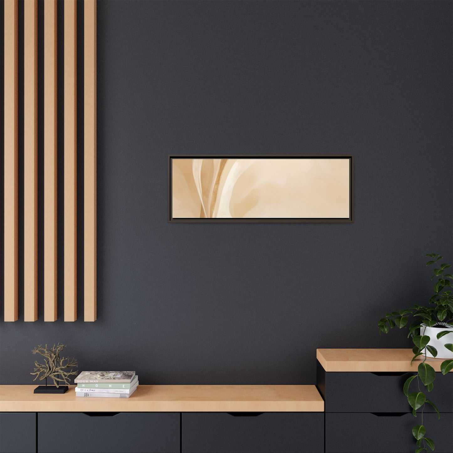 Matte Canvas, Framed (Multi-color)