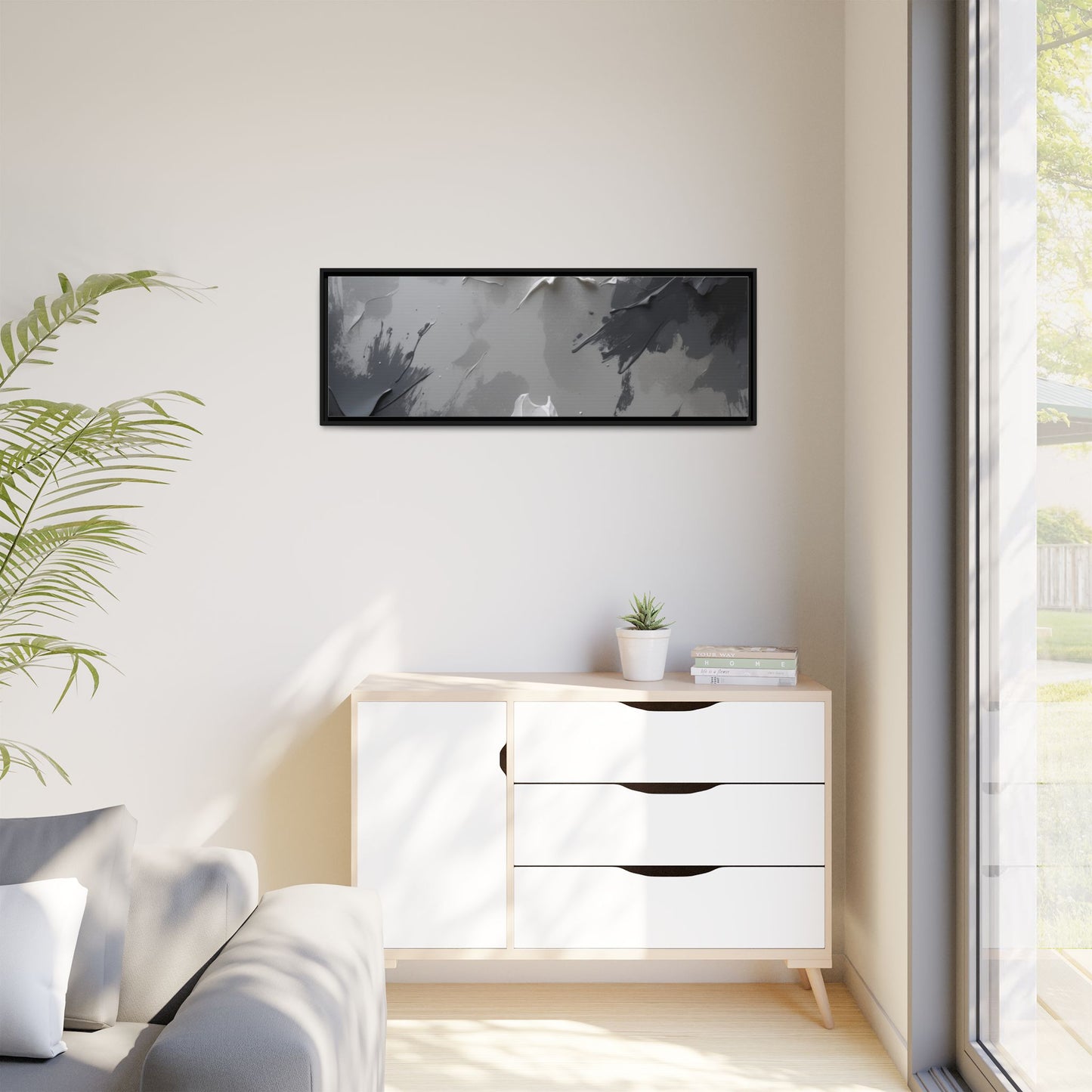 Matte Canvas, Framed (Multi-color)